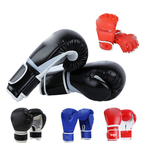 PU Leather Smart Casual Training Hand <b>Wrap</b> Boxing Glove Superior Quality OEM Service Custom Logo Boxing Glove for Unisex Printed - Product Image 3