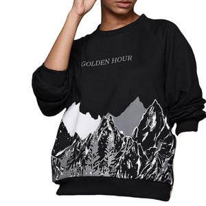 Sudadera Moderna Personalizada para Mujer, Nueva Colección, Tejido de Poliéster Puro, Corte Holgado - Product Image 1