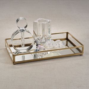 Bandeja Decorativa de Metal y Vidrio para Mesa de Comedor de Lujo, Uso en Hogar, Cocina, Restaurante y Hostelería - Product Image 5
