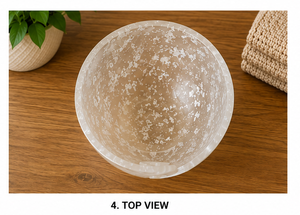 Handmade Resin Yarn <b>Bowl</b> with Crackle Glaze Finish Modern Design Portable Crochet Thread & <b>Knitting</b> Storage Home Decor - Product Image 5