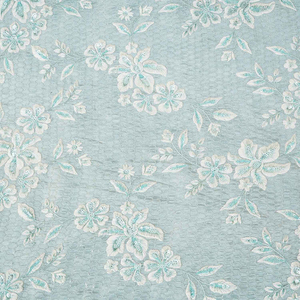 African <b>Sequin</b> Embroidery Fabric Digital Print Mesh Lace Textile For Kaftan Fashion And Apparel Import Buyers - Product Image 3