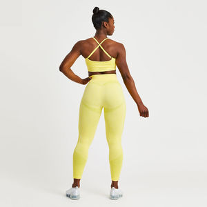 Conjunto de Yoga Personalizado para Mujer, 2 Piezas, Deportivo, a la Moda, Cintura Elástica, Conjunto de Yoga Personalizado, Precios al por Mayor - Product Image 2