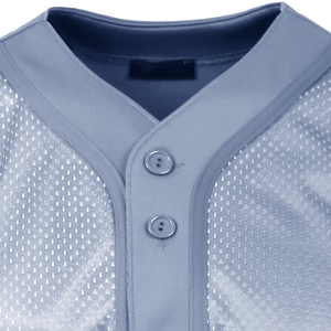 Camiseta de Béisbol con Cuello en V para Hombre, Manga Corta, Transpirable, de Malla, Color Sólido, Cierre de Botones, Corte Regular, Ropa Deportiva para Adultos - Product Image 6