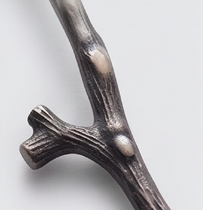Ensemble de couverts en métal de style nordique avec poignées en forme de branche, compatibles lave-vaisselle, cuillère, fourchette, couteau, vaisselle - Product Image 2