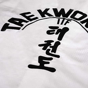Fabricant OEM – Tenue d'arts martiaux à manches longues, uniformes de Taekwondo ITF, vêtements d'entraînement personnalisés, combinaison de Taekwondo brodée - Product Image 3