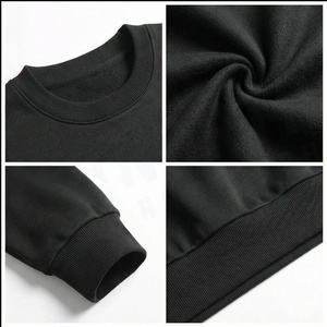 Sweat-shirt à col rond noir pour homme North Approach, coupe classique, tricoté, couleur unie, décontracté, pour l'automne - Product Image 4