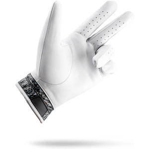 Gants de golf pour hommes en cuir véritable toutes saisons, antidérapants, avec fermeture auto-agrippante, performance optimale, ajustement personnalisé - Product Image 2