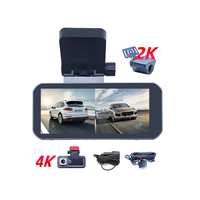 BENEWORLD BW-D68 OEM/ODM Caméra embarquée Sony 4K+2K IPS avec capteur IMX415, double caméra, WiFi/BT, contrôle par application, GPS intégré, capteur G 3 axes, automatique