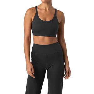 Soutien-gorge de sport pour femme, entraînement, gym, fitness, yoga, sans couture, maintien doux et extensible, vêtements de sport, logo personnalisé, OEM, vente en gros - Product Image 3