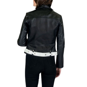 2025 Simple Style Women Leather <b>jacket</b> Pakistan Leather Factory Sale New Fashion Leather Bomber <b>Jackets</b> in High Quality - Product Image 2