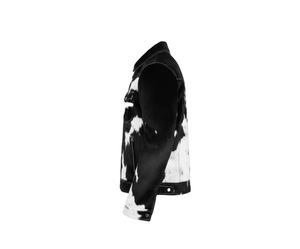 Veste d'hiver vintage coupe slim en cuir véritable pour homme Tony Brown, coupe-vent avec col rond - Product Image 2