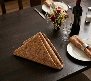 Printed Cotton Napkins <b>Square</b> Bohemian Style Handmade <b>Table</b> Decoration 6pcs Machine Washable Home Use - Product Image 2