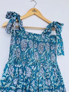 Femmes sans bretelles lin Maxi robe été Boho ceinturé col en v décontracté Sexy robe de soirée dames plage vacances robe d'été convient aux vacances - Product Image 3
