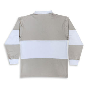 เสื้อรักบี้แบบกำหนดเอง โพลีเอสเตอร์ 100% พิมพ์ชื่อผู้เล่นด้านหน้า โลโก้ แขนยาว - Product Image 5