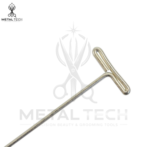 Ensemble d'épingles en T en acier inoxydable de qualité supérieure, épingles en T robustes en métal pour la fabrication de perruques, les extensions capillaires et les outils de coiffure - Product Image 2