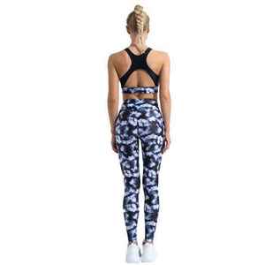 Ensemble de yoga respirant taille standard, tendance et très vendu, avec logo personnalisé par sublimation, pour femme - Product Image 5