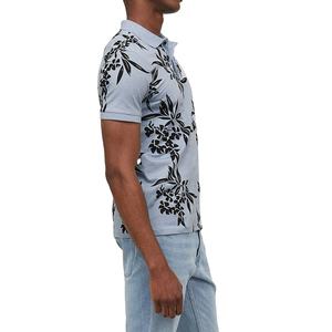Camiseta informal de manga corta de algodón para hombre, camiseta ligera de Color sólido, diseño personalizado, estampado de talla grande para camisetas polo - Product Image 1