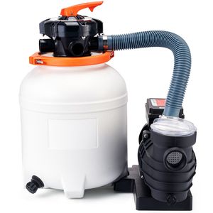 Pompe de filtration à sable 12 pouces 3000 GPH 1/2 HP pour piscines hors sol, ensemble combiné de filtres et pompes de piscine 6 voies de taille personnalisée - Product Image 5