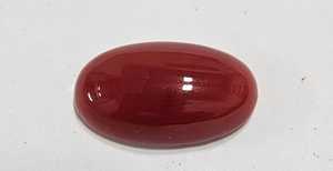 Coral rouge naturel italien de forme ovale, qualité supérieure, couleur améliorée, pierre précieuse, pierre précieuse en vrac pour la fabrication de bijoux - Product Image 3