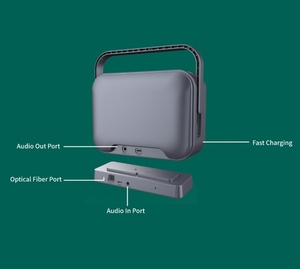 Altavoz de TV Bluetooth de fibra óptica avanzada: amplificador de sonido de grado profesional optimizado para las necesidades auditivas de los ancianos - Product Image 6