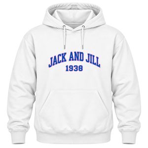 เสื้อฮู้ดแฟชั่นผู้หญิง Jack and Jill แบบสวมใส่สบาย พิมพ์ลายตามสั่ง สไตล์สตรีทแวร์ - Product Image 1