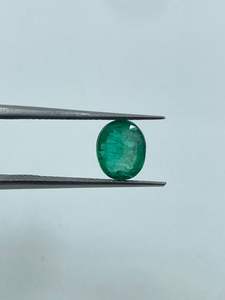 Colección de Lujo Esmeralda, Gema Natural de Esmeralda Verde Redonda de 1.25 CTS 6x8mm, Precio al por Mayor en Oferta - Product Image 4