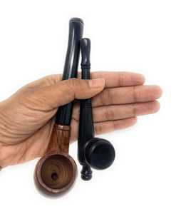 Pipe à fumer en bois MN EXPORTS, type courbé, pipe à tabac traditionnelle, finition laquée, durable et écologique, modèle MNE-2505 - Product Image 5