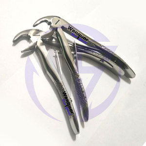 Pinzas Quirúrgicas Pediátricas Dentales # Instrumentos Dentales Wenquar de Acero Inoxidable para Extracción de Molares Primarios Inferiores - Product Image 5