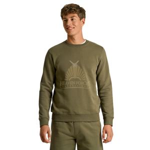 เซ็ตกันหนาวคอเสื้อจั๊มเปอร์มีฮู้ดชุดออกกำลังกาย2025ผู้ชายสองชิ้นผ้าฝ้าย100% ตามสั่ง - Product Image 1