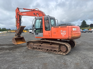 Excavadora de cadenas ZX160LC de uso pesado, modelo 2006, para proyectos de movimiento de tierras, construcción y servicios públicos - Product Image 5