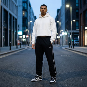 กางเกงจ็อกเกอร์โอเวอร์ไซส์สำหรับผู้ชายและผู้หญิง |   กางเกงทรงตรงแบบหลวม ระบายอากาศได้ดี เอวกลาง ยืดหยุ่น น้ำหนักเบา ทรงสกิมิทาร์ ผ้าชั้นอากาศ สวมใส่สบายสำหรับฤดูใบไม้ผลิ - Product Image 2