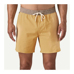 Shorts décontractés pour hommes de qualité supérieure, en coton, coupe classique, avec cordon de serrage, shorts d'été avec étiquettes et labels personnalisés - Product Image 5