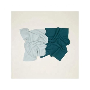 Silky Satin Embroidered Square 100% Cotton Best Selling Dedicated Customized Logo Dish Towels With More Water Soaking Properties - Product Image 1