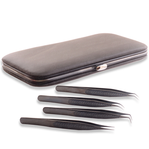 Ergonomic Design Great Precision Plasma Colors Anti Static 90 Degree <b>Eyelash</b> Extension Tweezers <b>Under</b> Your Own Brand Name - Product Image 5
