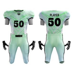 Ensemble uniforme de football américain professionnel personnalisé (maillot et pantalon) conçu pour les matchs d'équipe, les entraînements et les activités sportives - Product Image 5