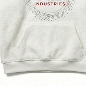 Sweat à capuche d'hiver en coton 100% enduit ONYX de qualité supérieure, MALUZA Industries, logo empilé, streetwear urbain, pull-over, mode européenne - Product Image 2