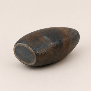 Vase à fleurs moderne minimaliste en céramique Raku faite à la main, écologique, pour décoration de table, mariage, anniversaire et décoration intérieure - Product Image 3