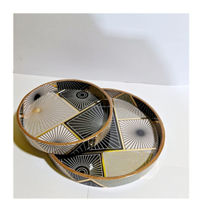 Bandeja de Madera Elegante y de Lujo Hecha a Mano, Ecológica, Apta para Lavavajillas, con Acabado Pulido para Servir Bebidas y Aperitivos, Bandeja de Cocina - Product Image 2