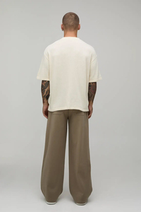 เสื้อยืดแขนสั้นผู้ชายแบบทางการ ผ้าฝ้ายเจอร์ซีย์ 100% พิมพ์ลายดิจิทัล สีพื้น ระบายอากาศได้ดี เหมาะสำหรับฤดูร้อน - Product Image 2