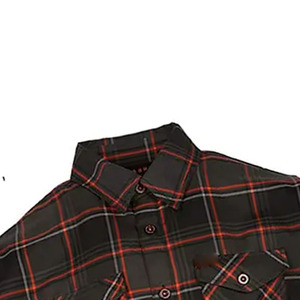 <b>Mens</b> Button Long Sleeve Classic Lumberjack Style <b>Flannel</b> Casual <b>Shirt</b> 100% Cotton Eco-Friendly Breathable Factory Wholesale - Product Image 4