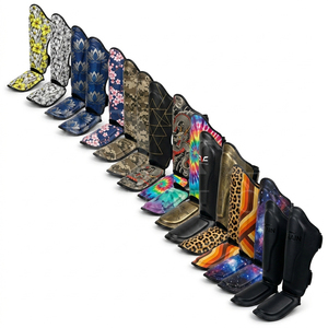 Protège-tibias de Muay Thai légers en matériau personnalisé pour l'extérieur, dernier design, pour entraînement de Kickboxing MMA et arts martiaux, pour hommes - Product Image 1