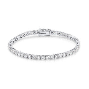 Pulsera de tenis de oro de 14K con diamantes cultivados en laboratorio, 5.4 CT, corte brillante redondo, lujo, certificado IGI, chapado en rodio, joyería para mujer - Product Image 2