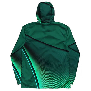 Veste coupe-vent légère et imperméable pour homme avec logo frontal, idéale pour l'entraînement en extérieur, vente en gros OEM - Product Image 4
