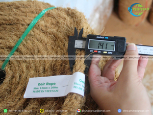 Cuerda de Fibra de Coco de Alta Resistencia para Soporte de Árboles en Huertos y Gestión Agrícola Sostenible - Product Image 3