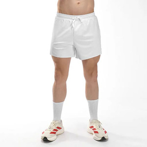 Pantalones Cortos Deportivos Personalizados OEM para Hombre, de Lona, Secado Rápido, Cintura Elástica Alta, Calidad Premium, Ropa de Gimnasio - Product Image 5