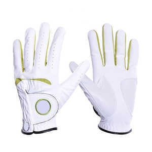 Guantes de Golf de Piel de Cabretta para Hombre, para Mano Izquierda, Antideslizantes, Ligeros, para Exteriores, con Correa Ajustable en la Muñeca y Cierre de Gancho y Bucle - Product Image 1