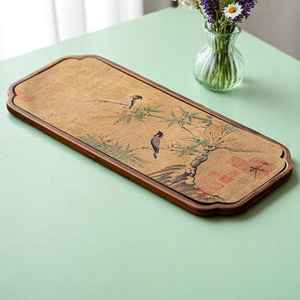 Plato de Servir de Madera Hecho a Mano, Bandeja Redonda de Madera Natural para Fiestas y Cenas, y Elegante Plato de Madera para Decoración del Hogar y Regalos - Product Image 3