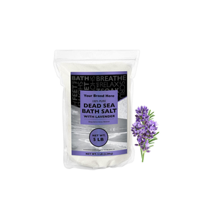Formulaciones Personalizadas, 5 lb, Polvo de Baño Orgánico Puro del Mar Muerto, Marca Privada Aromasong Int. Model 222 Baño Revitalizante de Origen Estadounidense - Product Image 1