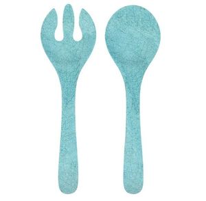 Servidor de ensalada de resina multicolor de última generación, diseño de cuchara de resina completa personalizado con remolinos modernos, sostenible y de máxima tendencia. - Product Image 1