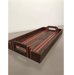 Plateau de service en bois naturel pour cuisine, résistant à la chaleur, pour aliments et boissons, idéal pour la maison et les restaurants, à prix raisonnable, provenant d'un exportateur indien. - Product Image 3